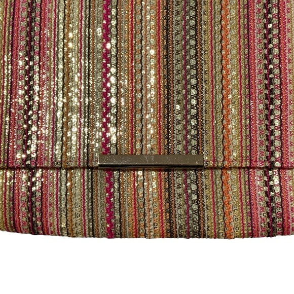 Gunne Sax Clutch Jessica McClintock Convertible Nora Shoulder Bag Multi Pink - Picture 13 of 16